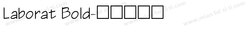 Laborat Bold字体转换
